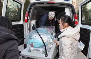 梁山县妇婴监护型护送